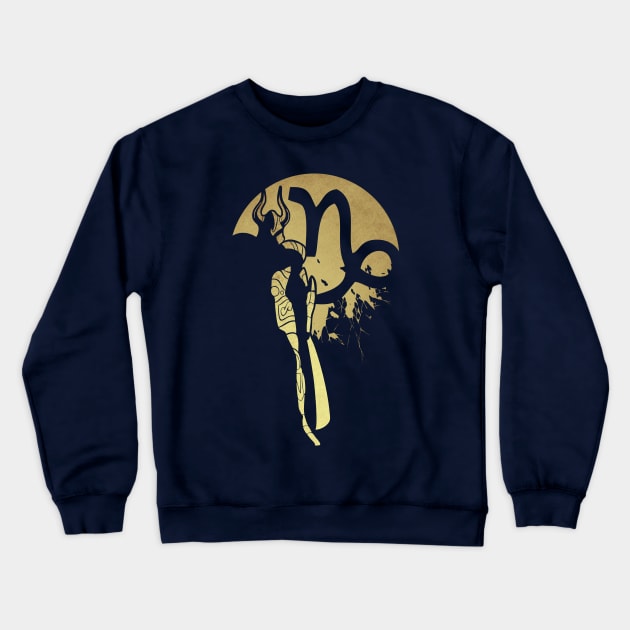 Capricorn Crewneck Sweatshirt by FallingStar